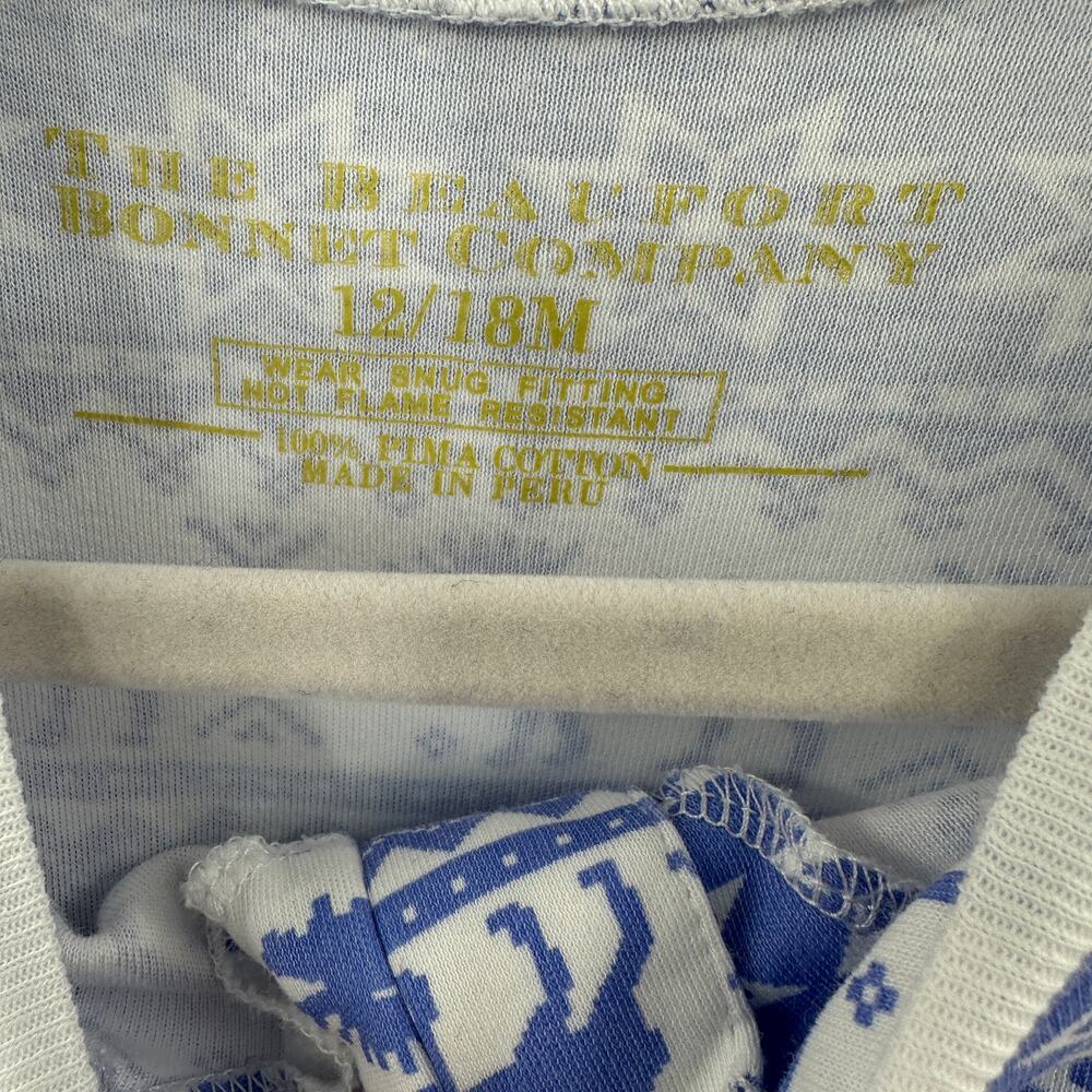 The Beaufort Bonnet Company Knox's Night Night Sleeper Frosty Fair Isle 12-18M - Picture 10 of 10